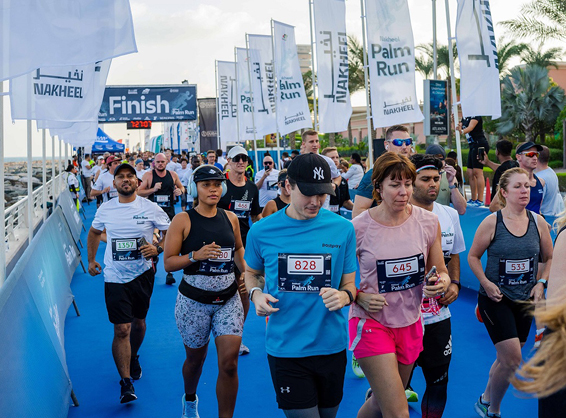 Inaugural Nakheel Palm Run goes to the finish line with record-breaking participation